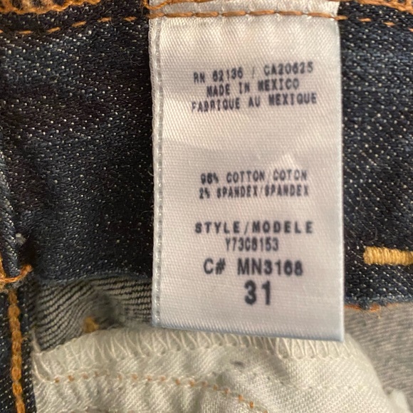 Gently Worn Size 31 Guess Daredevil Skinny Leg Jeans Ankle Grazer - Picture 12 of 14